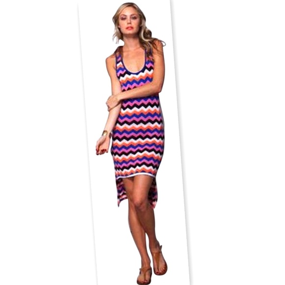 Kitson Woodleigh 'Kade' Racerback Hi Low Dress - Picture 2 of 8